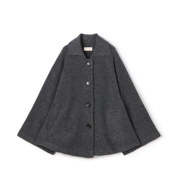 DES PRES「ライトウールニット ステンカラーコート」|ステンカラーコート|17 チャコールグレー