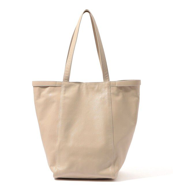 TOMORROWLAND GOODS「GALERIE VIE ゴートレザー トートバッグ」|トートバッグ|41 ライトベージュ