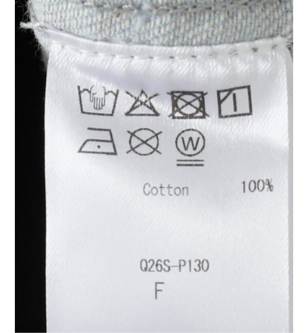  「QUIITO RECICLE DENIM SHIRT Q26S-P130：デニムシャツ」|シャツ・ブラウス|