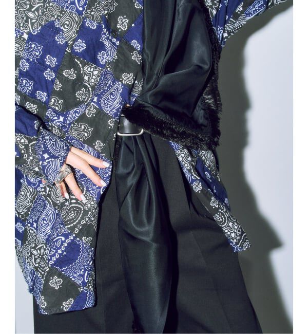  「TOGA PULLA FRINGE SCARF TZ261-AD975：スカーフ」|バンダナ・スカーフ|