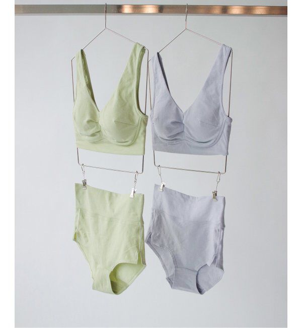 EMILYWEEK「【NEUTRAL】オーガニックコットン混カバレッジショーツ（グリーン、パープル）」|インナー|