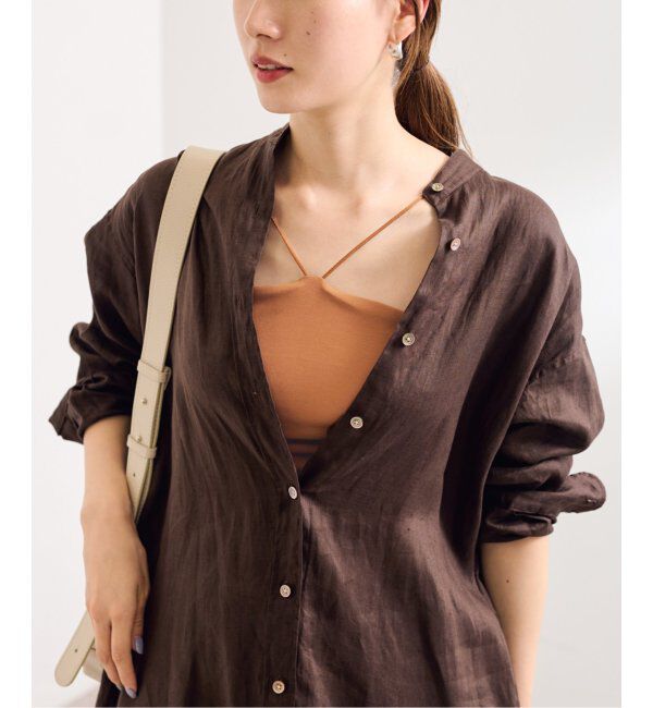 EMILYWEEK「EMILY WEEK&times;FRAMeWORK Vラインクロップドブラキャミソール」|インナー|