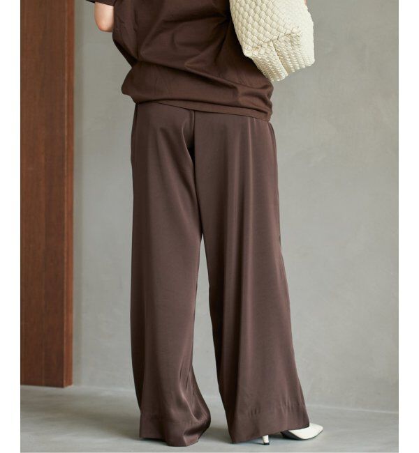 Plage「dull satin relax パンツ」|その他|