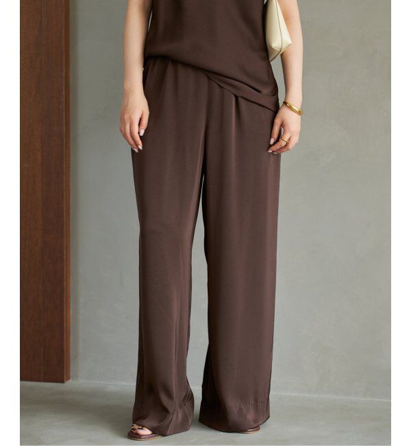 Plage「dull satin relax パンツ」|その他|