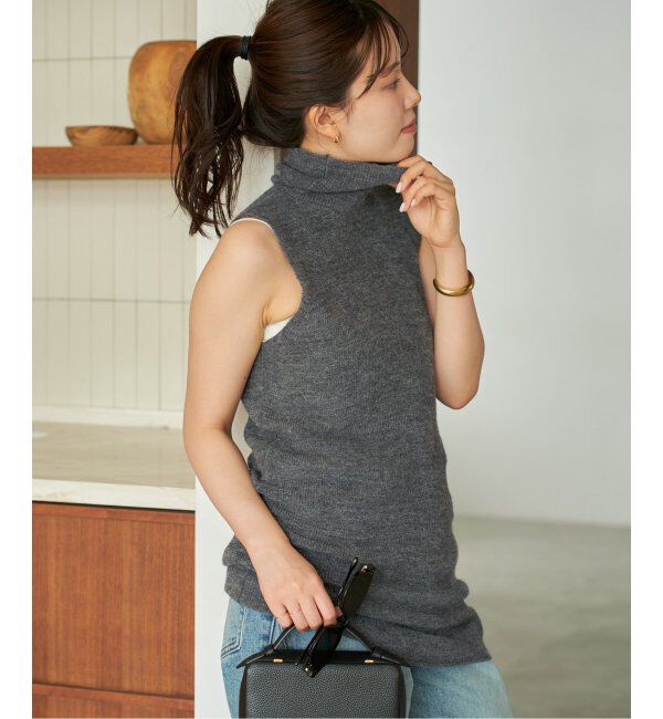 Plage「baby alpaca nuance タンク」|ニット・セーター|