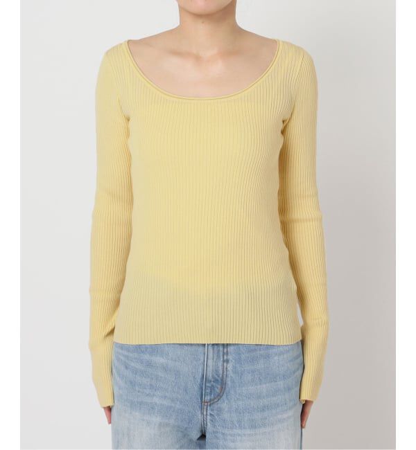 Plage「easy care wide rib プルオーバー」|ニット・セーター|