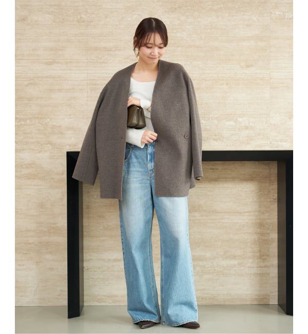 Plage「easy care wide rib プルオーバー」|ニット・セーター|