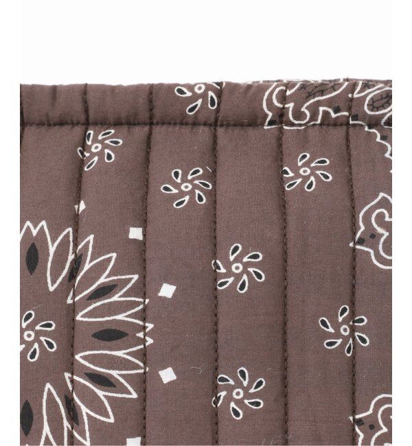 IENA「MALUS/マリュス BANDANA QUILTING POUCH ポーチ」|ポーチ|