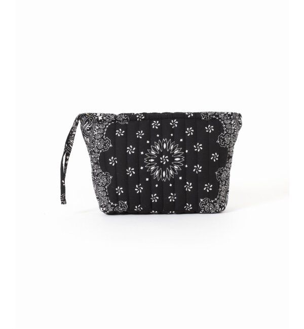 IENA「MALUS/マリュス BANDANA QUILTING POUCH ポーチ」|ポーチ|
