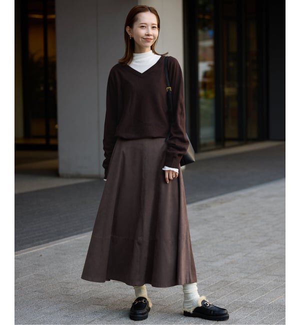 ウォッシャブルドルマンVネックプルオーバー（SLOBE IENA）｜ルミネの