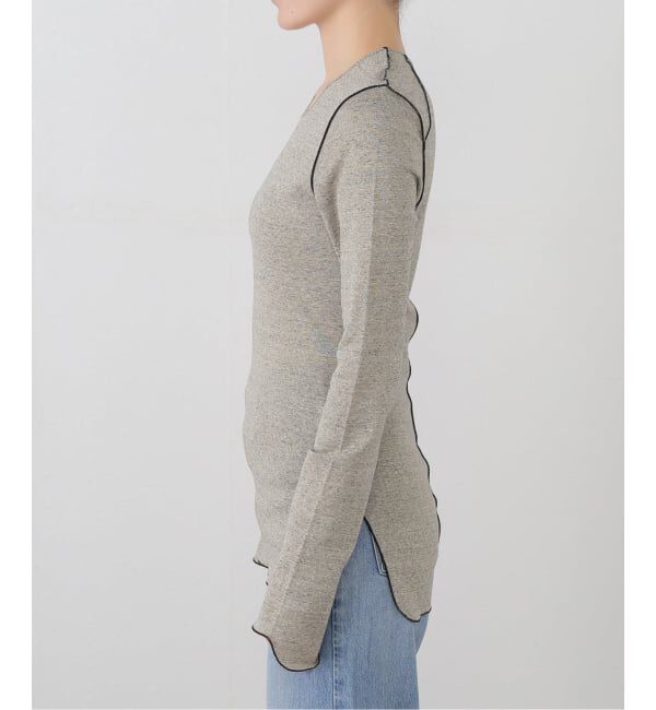 IENA LA BOUCLE「HAKUJI/ハクジ Glittery ロングスリーブプルオーバー H232564」|Tシャツ・カットソー|