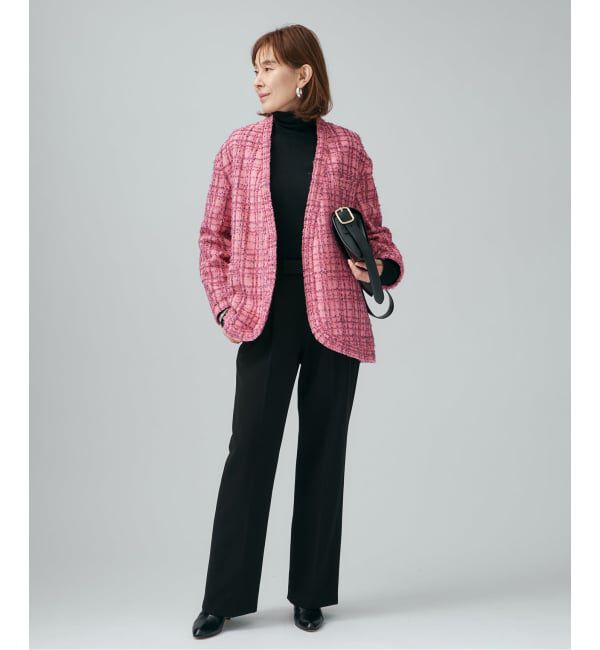 VERMEIL par iena「tweedノーカラージャケット」|ノーカラージャケット|