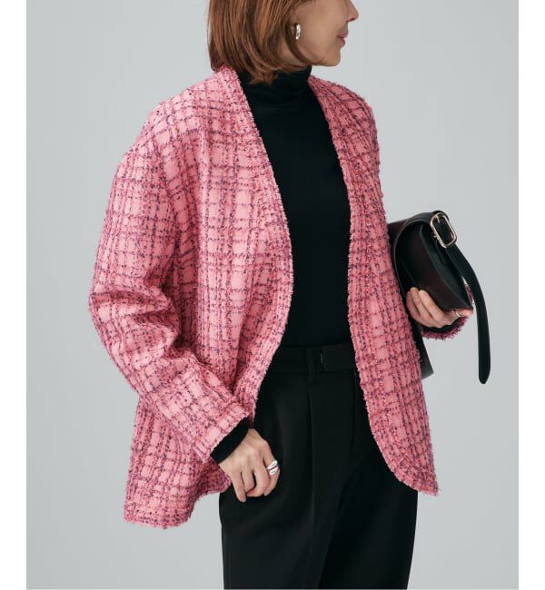 VERMEIL par iena「tweedノーカラージャケット」|ノーカラージャケット|