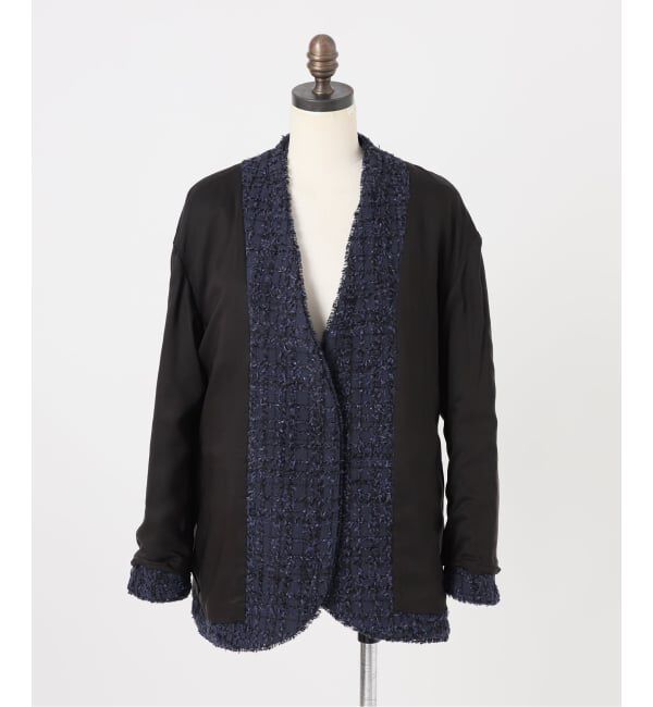 VERMEIL par iena「tweedノーカラージャケット」|ノーカラージャケット|