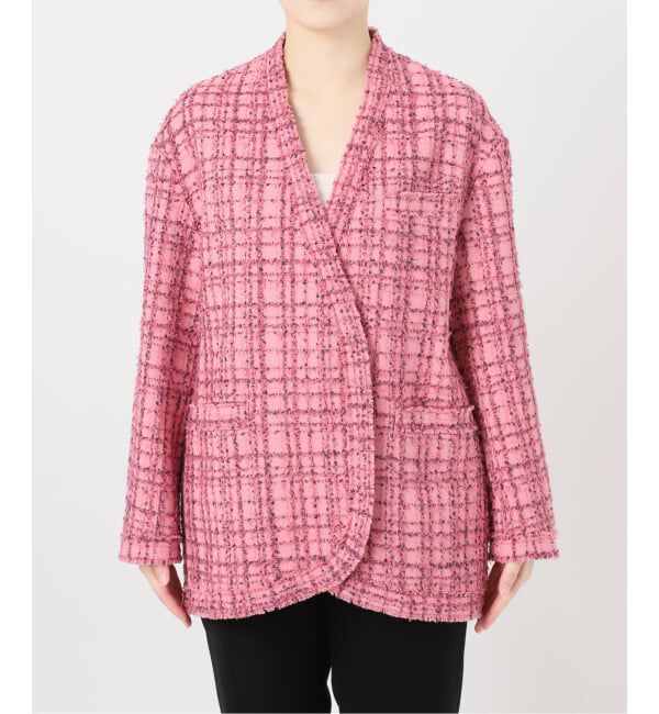 VERMEIL par iena「tweedノーカラージャケット」|ノーカラージャケット|