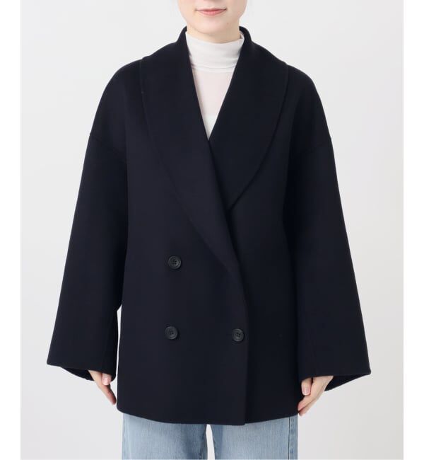 IENA「《追加3》Super160 ショールカラーハーフコート」|その他|