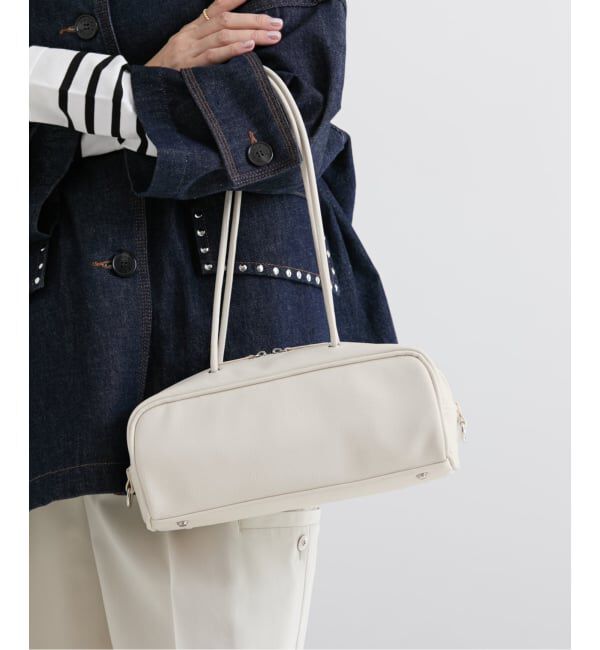 IENA「《追加予約》＆MyuQ/アンドミューク KAKU バッグ MCB096」|ショルダー・メッセンジャー|ナチュラル