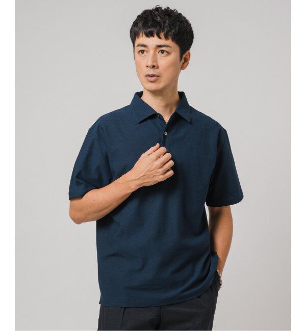 EDIFICE「"吸水速乾機能"ALBINI オープン ポロシャツ」|ポロシャツ|