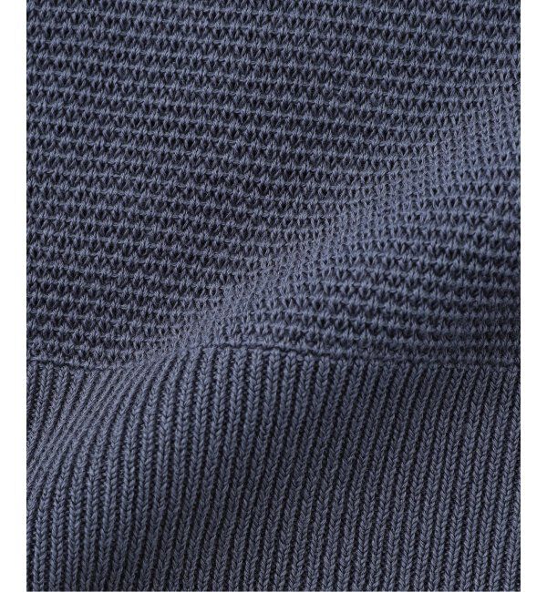 EDIFICE「メッシュ ハーフスリーブ スキッパー」|ニット・セーター|