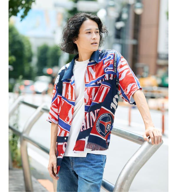 Paris Saint-Germain「【Paris Saint-Germain / パリ・サン＝ジェルマン】 VINTAGE SCARF SHIRT」|シャツ・ブラウス|