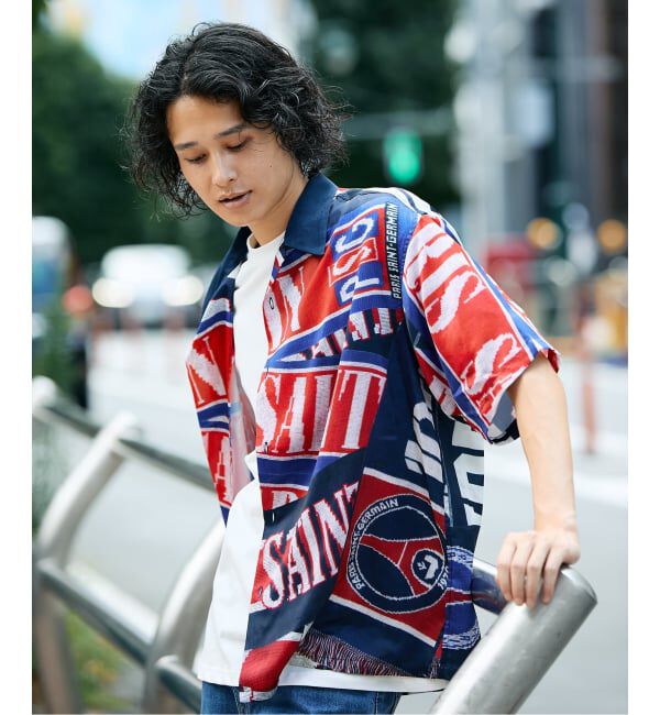 Paris Saint-Germain「【Paris Saint-Germain / パリ・サン＝ジェルマン】 VINTAGE SCARF SHIRT」|シャツ・ブラウス|
