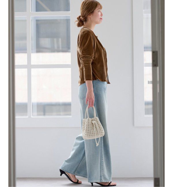 JOURNAL STANDARD relume「シアーベロアクルーネックカーディガン」|カーディガン|