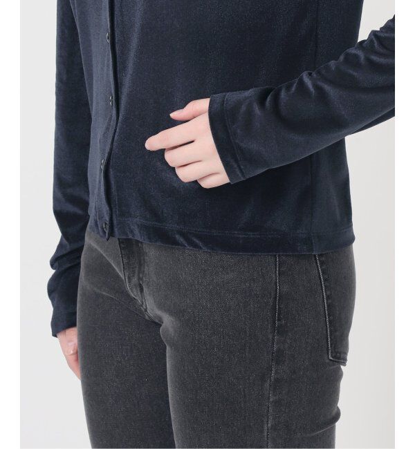 JOURNAL STANDARD relume「シアーベロアクルーネックカーディガン」|カーディガン|