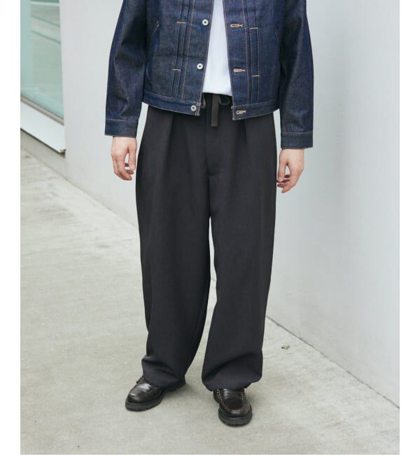 JOURNAL STANDARD「ダブル クロス オーバー パンツ」|スラックス|