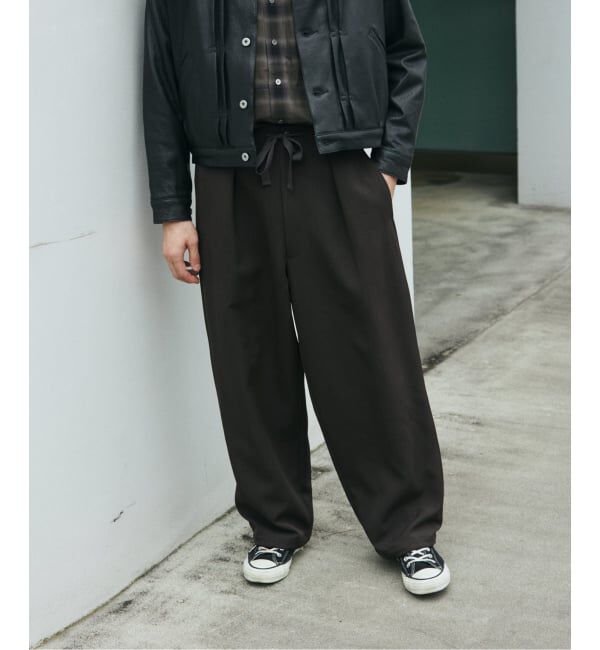 JOURNAL STANDARD「ダブル クロス オーバー パンツ」|スラックス|