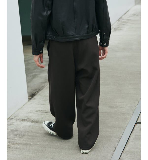 JOURNAL STANDARD「ダブル クロス オーバー パンツ」|スラックス|