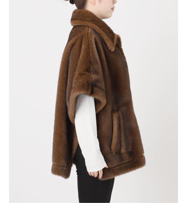 JOURNAL STANDARD「Mink Like Fur Poncho」|ポンチョ・ケープ|