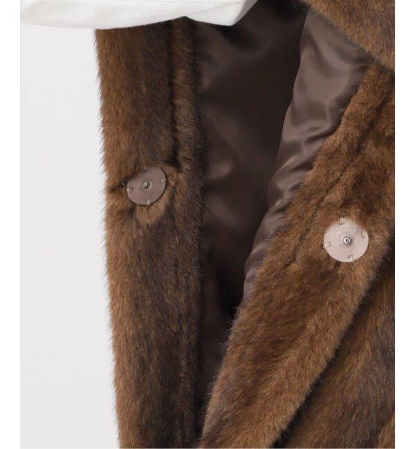 JOURNAL STANDARD「Mink Like Fur Poncho」|ポンチョ・ケープ|