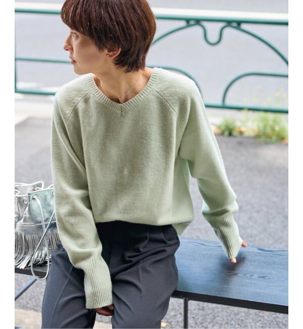 JOURNAL STANDARD relume「《追加 / 新色》ウールカシミヤVネックプルオーバー」|ニット・セーター|