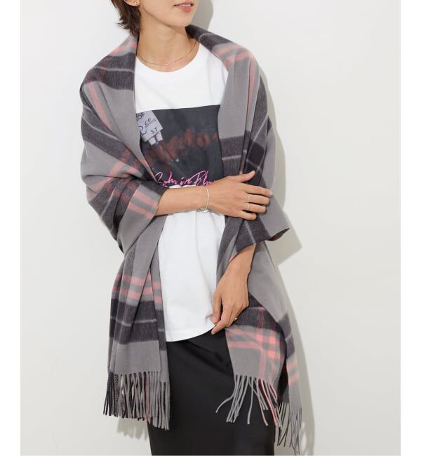 JOURNAL STANDARD relume「RELUME ウールカシミヤストール」|ストール|グレー