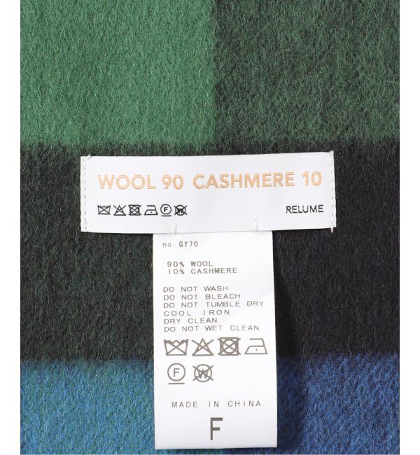 JOURNAL STANDARD relume「RELUME ウールカシミヤストール」|ストール|