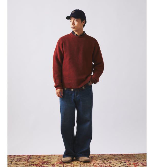 JOURNAL STANDARD relume「ハミルトン ウール ガーター クルーネック ニット」|ニット・セーター|