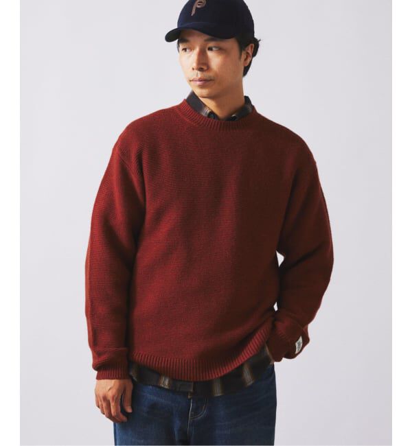 JOURNAL STANDARD relume「ハミルトン ウール ガーター クルーネック ニット」|ニット・セーター|