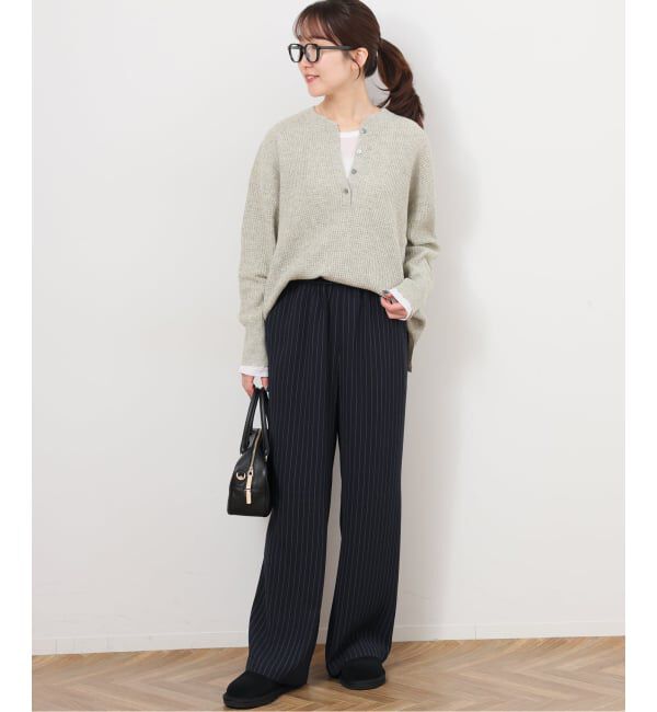 JOURNAL STANDARD relume「ウォッシャブルウールヘンリープルオーバー」|ニット・セーター|