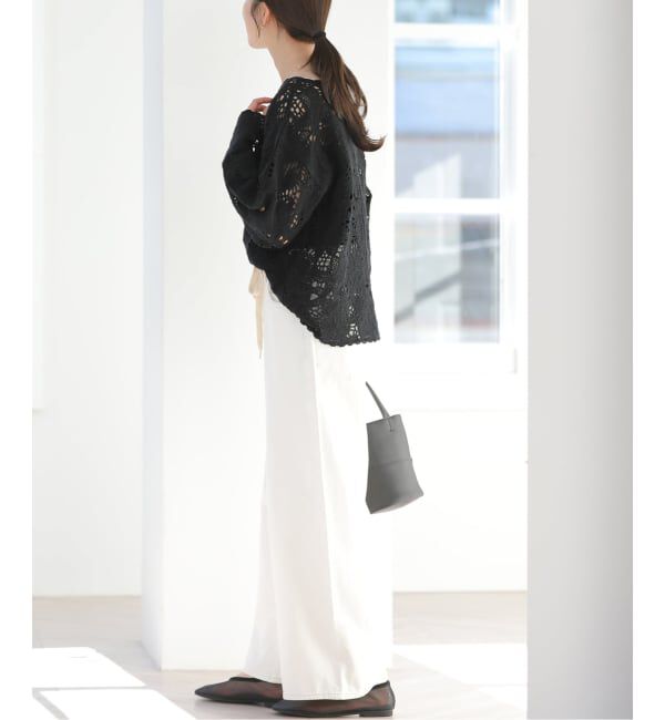 JOURNAL STANDARD relume「《予約》［26SS新作］エンブロイダリークロシェレースプルオーバー」|ニット・セーター|