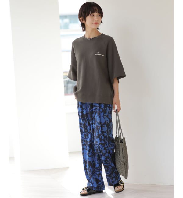 JOURNAL STANDARD relume「《予約》［26SS新作］ハーフスリーブ刺繍ロゴスウェット」|スウェット・ジャージ|