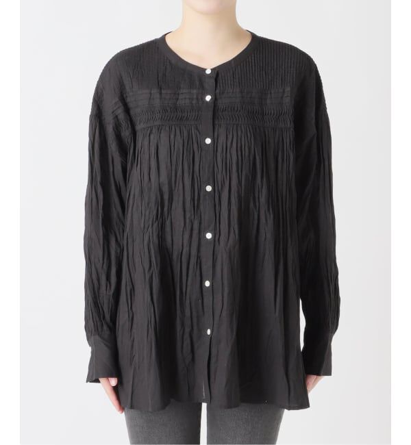 JOURNAL STANDARD relume「《予約》［26SS新作］コットンボイルクリンクルピンタックブラウス」|シャツ・ブラウス|