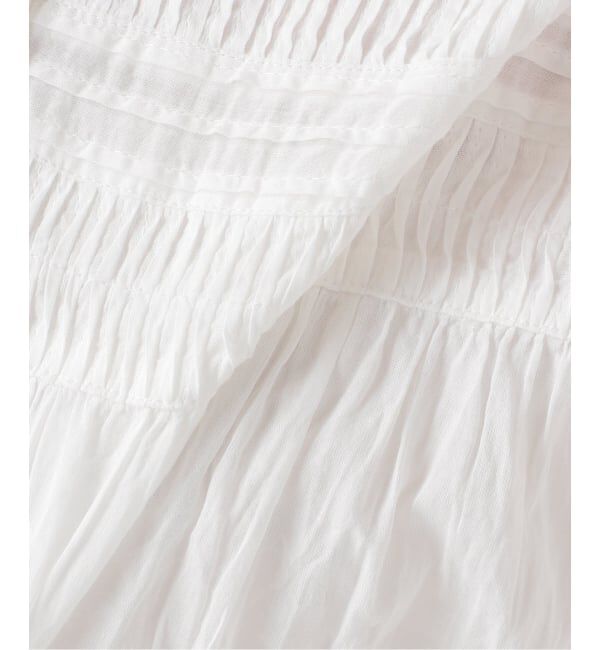 JOURNAL STANDARD relume「《予約》［26SS新作］コットンボイルクリンクルピンタックブラウス」|シャツ・ブラウス|