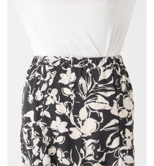 JOURNAL STANDARD relume「《予約》［26SS新作］バイカラーリーフプリントスカート」|スカート|