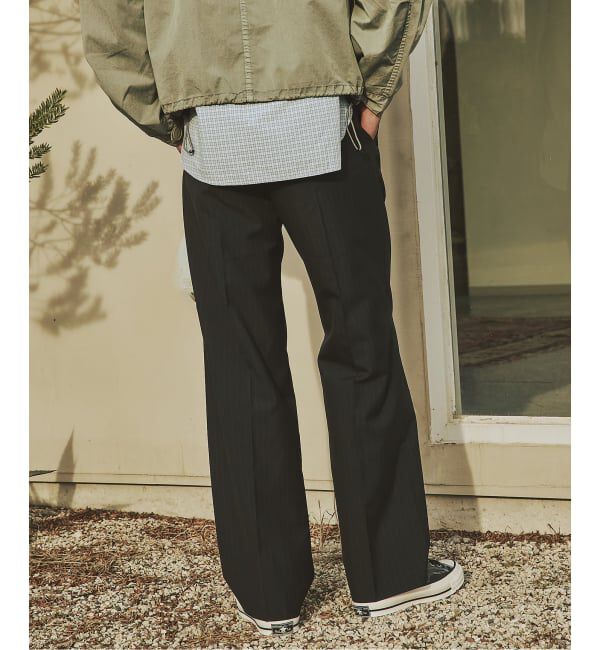 JOURNAL STANDARD「《予約》T/W ストライプ 2タック トラウザー スラックス」|スラックス|