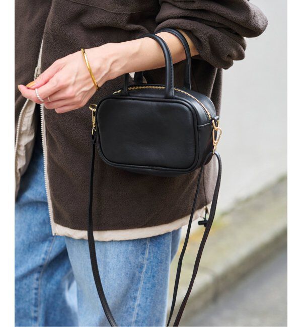 FRAMeWORK「AULENTTI/オウレンティ MINI BOX スムースレザーshoulderバック」|ショルダー・メッセンジャー|
