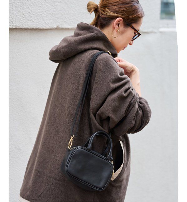 FRAMeWORK「AULENTTI/オウレンティ MINI BOX スムースレザーshoulderバック」|ショルダー・メッセンジャー|