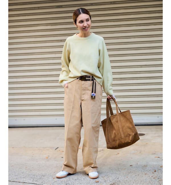 FRAMeWORK「AQUA クルーネックプルオーバー」|ニット・セーター|