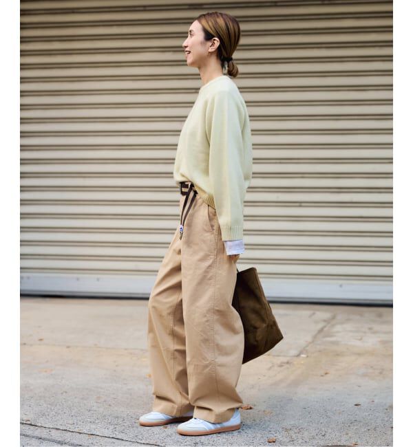 FRAMeWORK「AQUA クルーネックプルオーバー」|ニット・セーター|