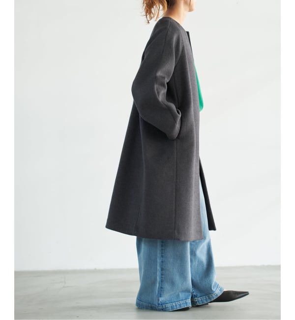 追加》S160ビーバーノーカラーコート（Spick and Span）｜ルミネの