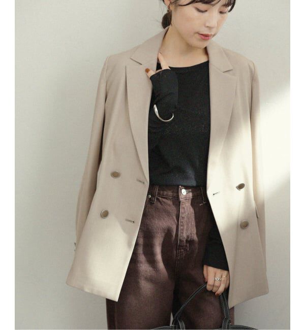  「T/Wダブルブレストジャケット」|テーラードジャケット|